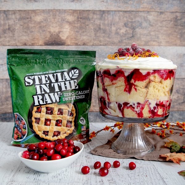 Cranberry Custard Trifle