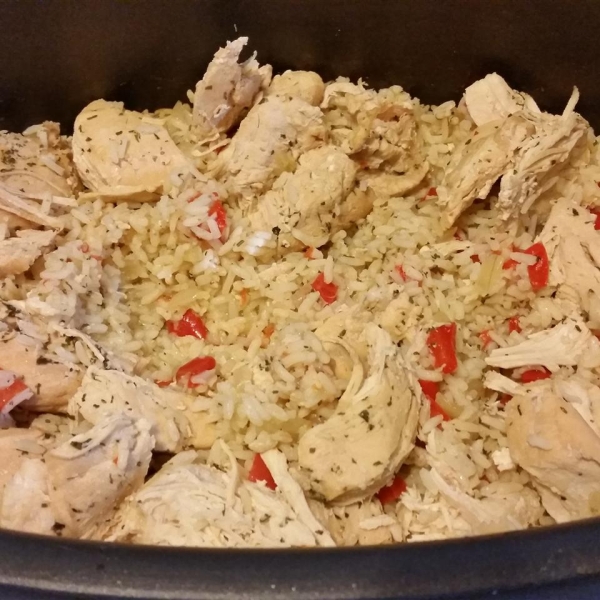Slow Cooker Lime Chicken with Rice