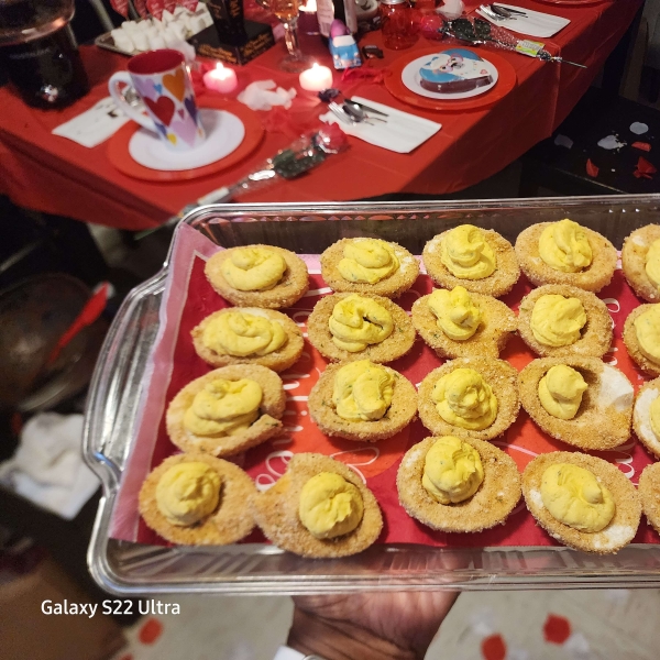 Crunchy Air-Fried Deviled Eggs