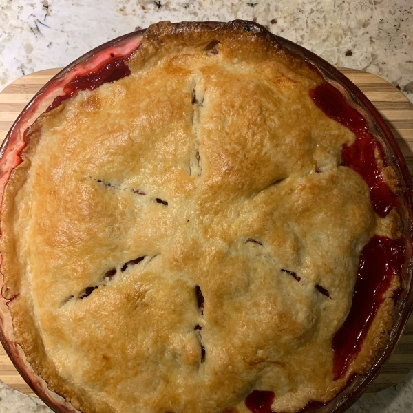 Fresh Raspberry Pie