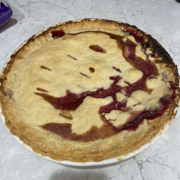 Fresh Raspberry Pie