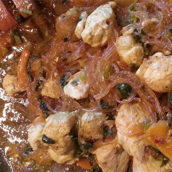 Pan-Asian Chicken with Kelp Noodles