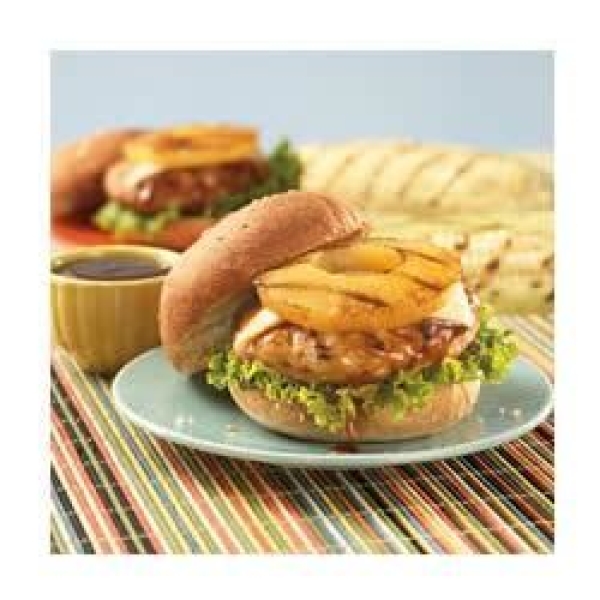 Teriyaki Pineapple Turkey Burgers