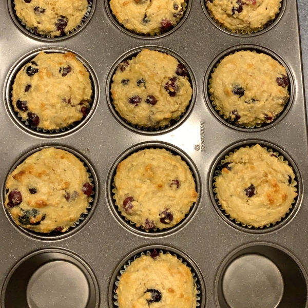 Banana Blueberry Almond Flour Muffins (Gluten-Free)