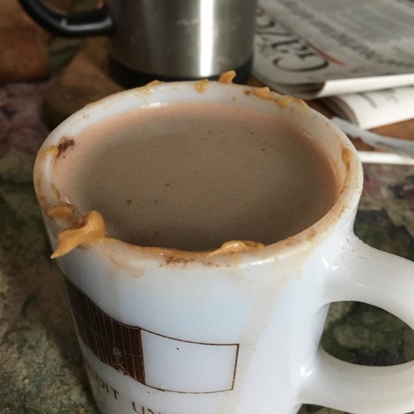 Peanut Buttercup Hot Chocolate