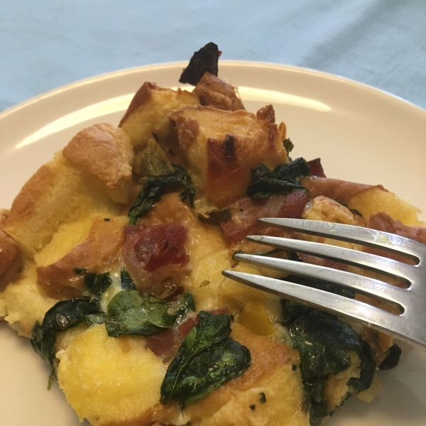 Spinach-Mushroom Brunch Casserole
