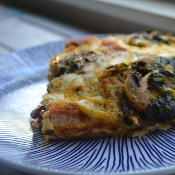 Spinach-Mushroom Brunch Casserole