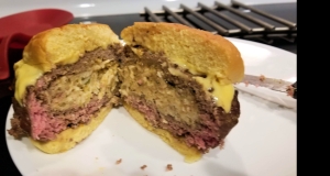 Crab Cake-Stuffed Burgers