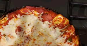 Smoked Sausage and Tortellini Skillet