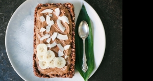 No Bake Double Chocolate Coconut Pie