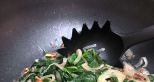 Spinach with Pecans