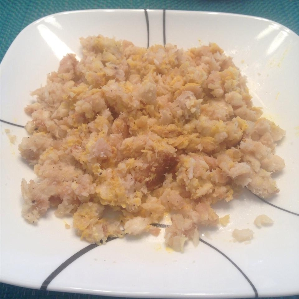 Fish and Brewis with Scruncheons