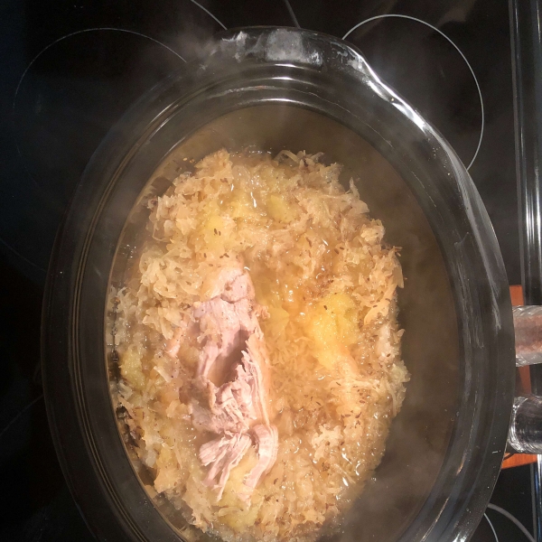 Slow Cooker Lancaster County Pork and Sauerkraut