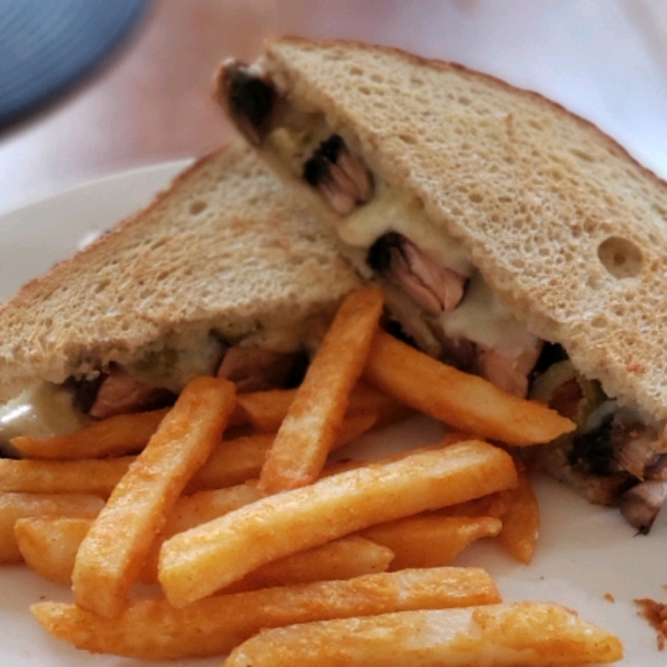 Hot Portobello Mushroom Sandwich