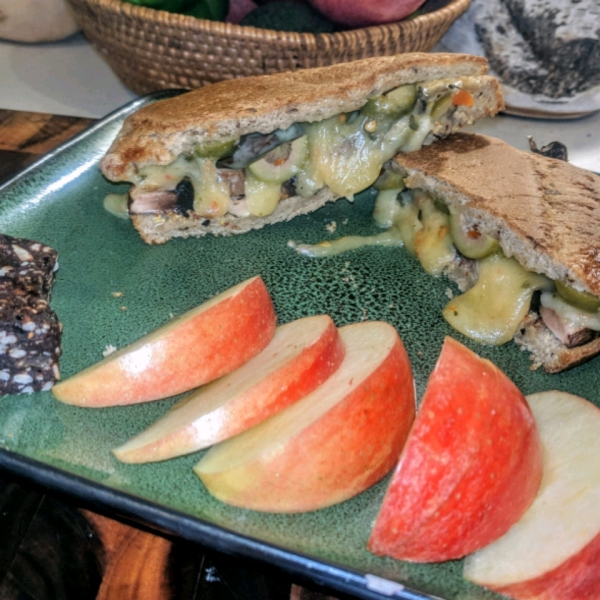 Hot Portobello Mushroom Sandwich