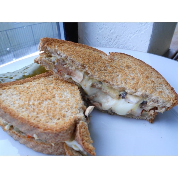 Hot Portobello Mushroom Sandwich