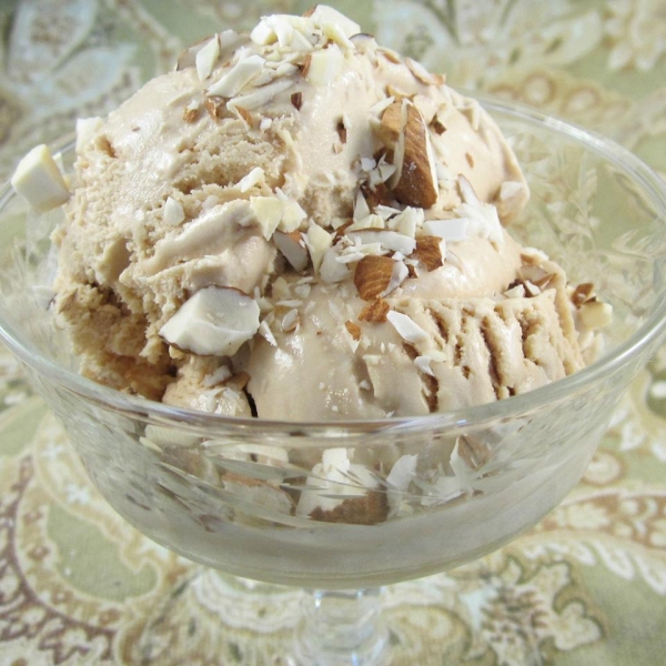 Almond Coffee Ice Cream