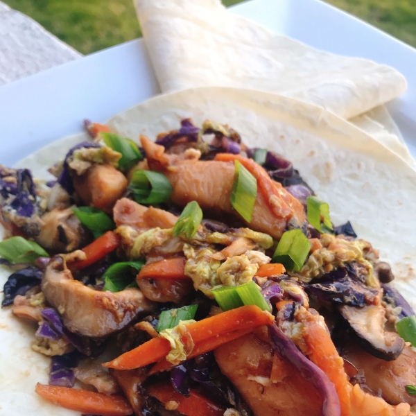 Moo Shu Chicken with Mandarin Pancakes