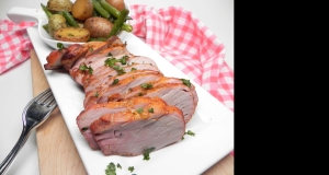 Slow Cooker Honey Garlic Pork Loin Roast