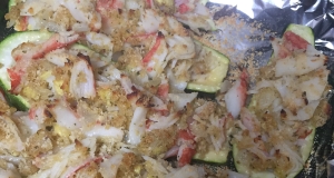 Crabmeat-Stuffed Zucchini Boats