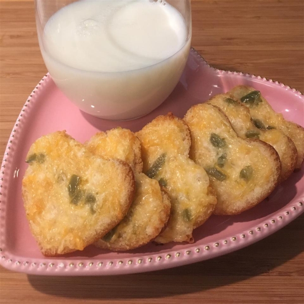 Chile Cheese Triangle Toasts