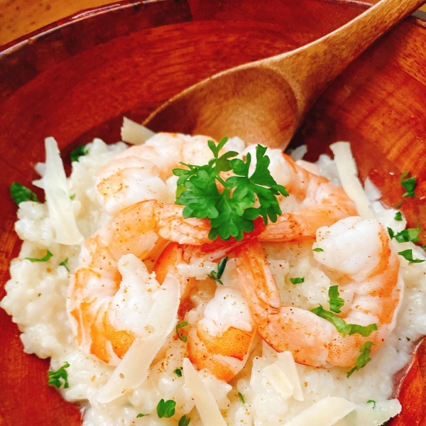 Instant Pot Cajun Shrimp Risotto