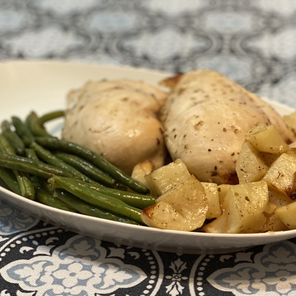 Sheet Pan Chicken Dinner for Two