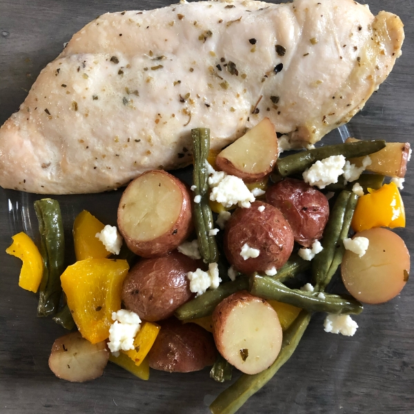 Sheet Pan Chicken Dinner for Two