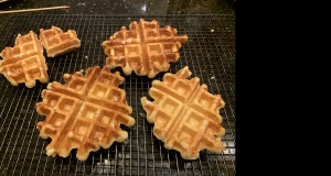 Liege Belgian Waffles with Pearl Sugar