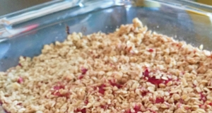 Rhubarb Crumble Bars