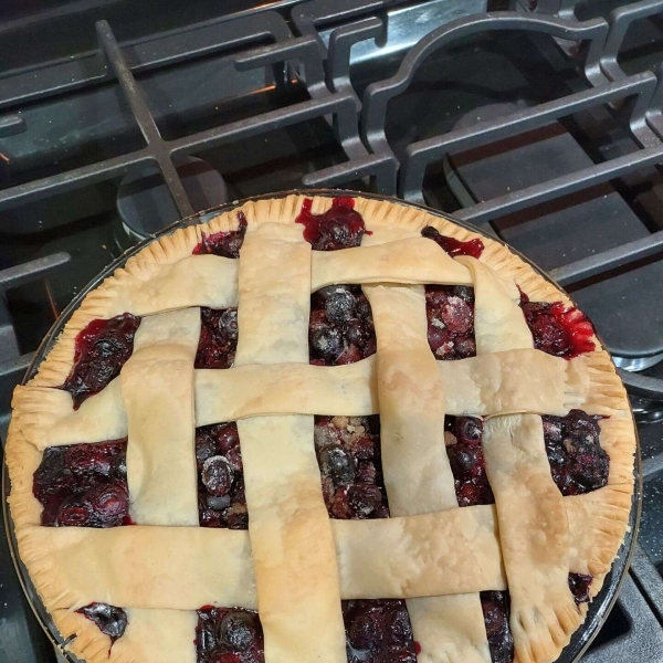 Homemade Blueberry Pie