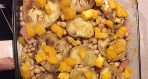 Vegetarian Oven-Baked Brown and Wild Rice with Eggplant