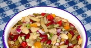 Colorful Four Bean Salad