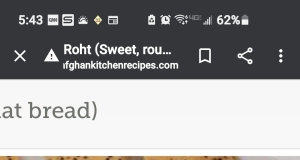 Afghan Sweet Bread (Roht)
