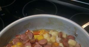 Hawaiian Sausage Skillet