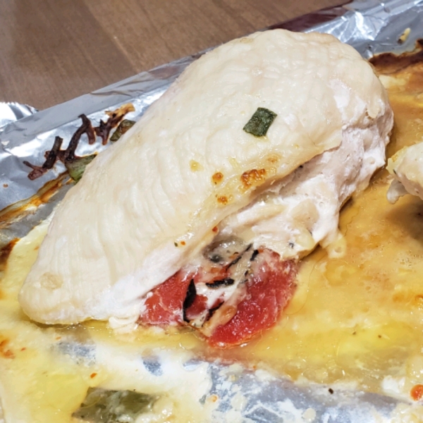 Stuffed Chicken Valentino
