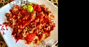 Stuffed Pepper Rice Bake