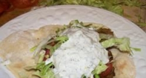 Vegan Gyro Sandwich
