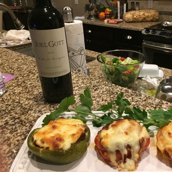 Lasagna-Stuffed Peppers