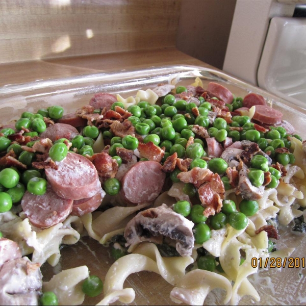 Hot Dog Noodle Casserole