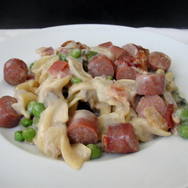 Hot Dog Noodle Casserole