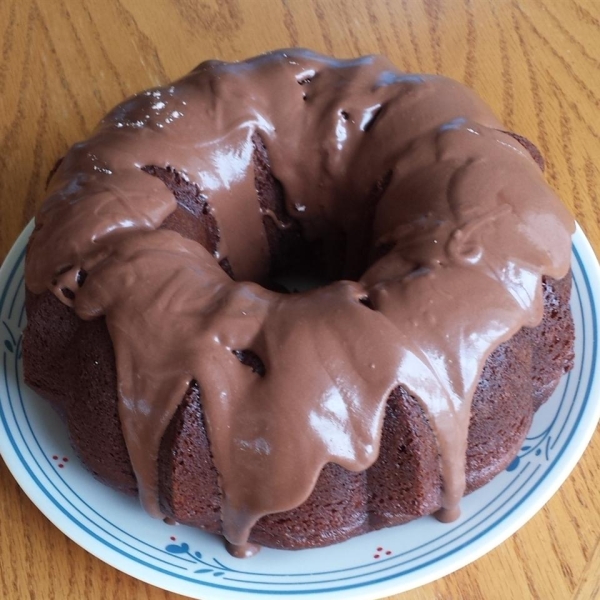 Black Out Cake from the Fifties