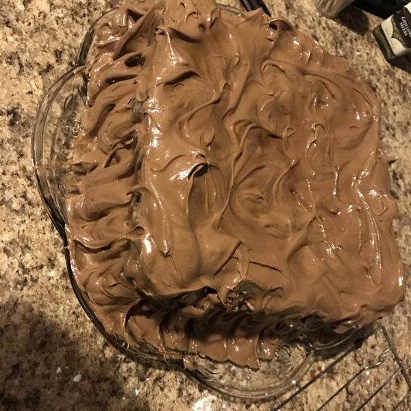 Black Out Cake from the Fifties
