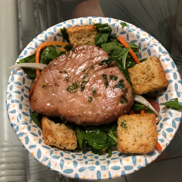 Grilled Lime Cilantro Ahi with Honey Glaze