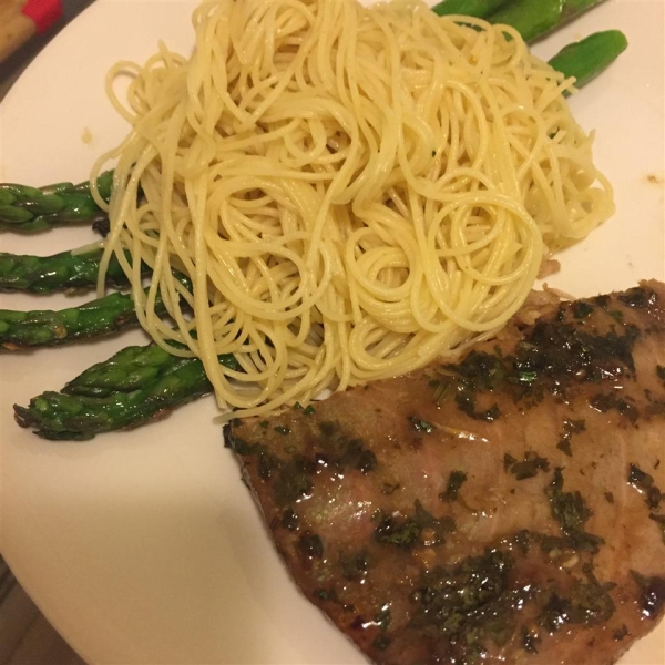 Grilled Lime Cilantro Ahi with Honey Glaze