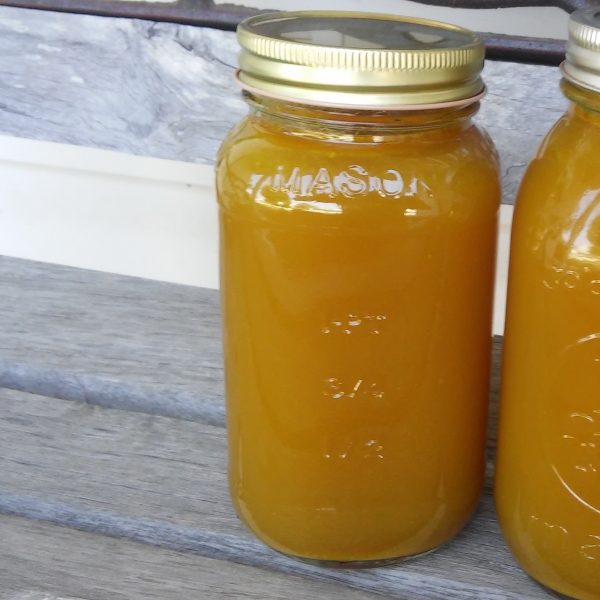 Instant Pot® Bone Broth with Turmeric and Ginger