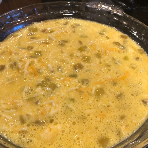 Green Chile Eggs