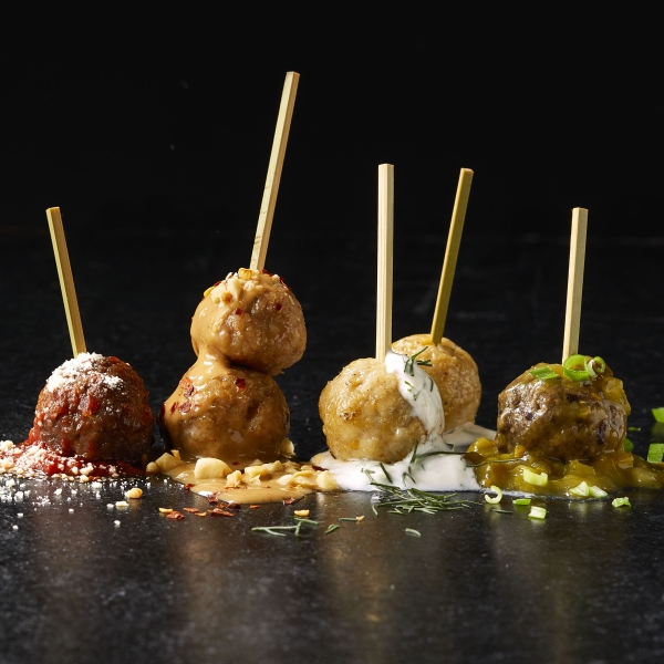Cocktail Meatballs 4 Ways