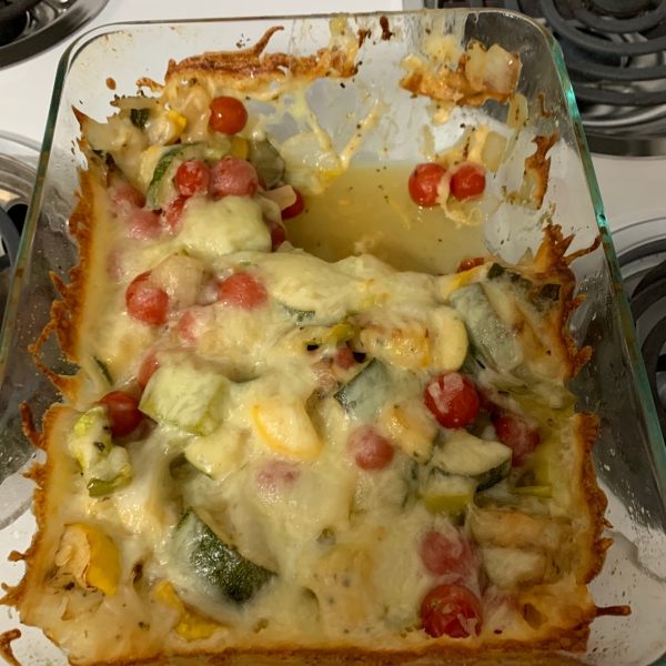 Zucchini and Cheese