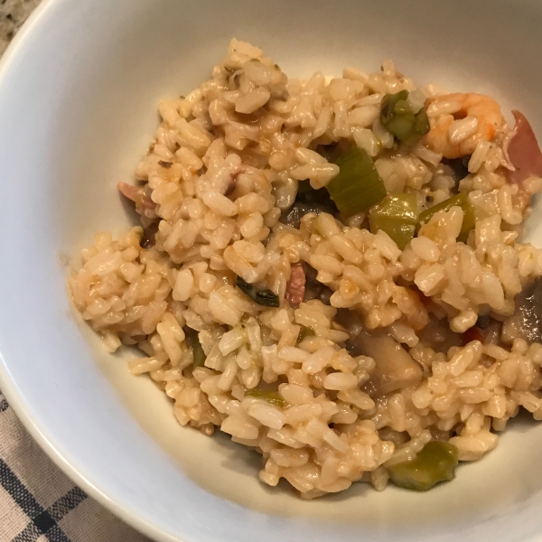 Lemon Risotto with Margherita® Prosciutto and Shrimp